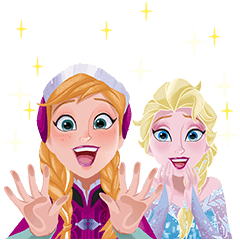 Frozen Pop-Up Stickers