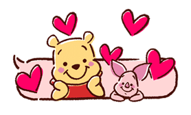 Animated Winnie the Pooh Speech Balloons sticker #14904609