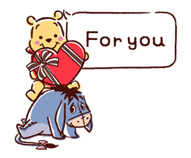 Animated Winnie the Pooh Speech Balloons sticker #14904616