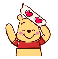 Animated Winnie the Pooh Speech Balloons sticker #14904617