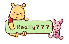 Animated Winnie the Pooh Speech Balloons sticker #14904620