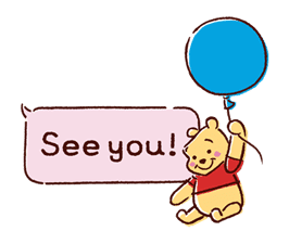 Animated Winnie the Pooh Speech Balloons sticker #14904623