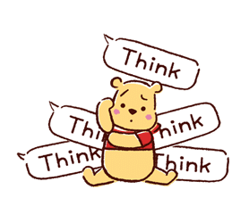 Animated Winnie the Pooh Speech Balloons sticker #14904628