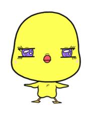 Selfish chick PIYO-CHAN sticker #70986