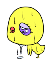 Selfish chick PIYO-CHAN sticker #70987