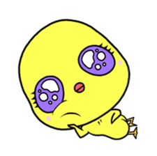 Selfish chick PIYO-CHAN sticker #70988