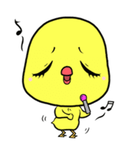 Selfish chick PIYO-CHAN sticker #70991