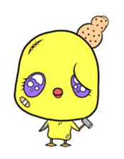 Selfish chick PIYO-CHAN sticker #70994