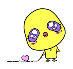 Selfish chick PIYO-CHAN sticker #70996