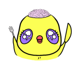 Selfish chick PIYO-CHAN sticker #71000
