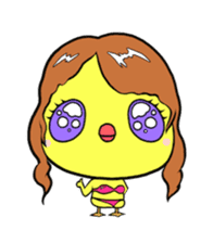 Selfish chick PIYO-CHAN sticker #71001