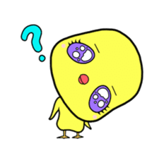 Selfish chick PIYO-CHAN sticker #71002