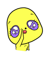 Selfish chick PIYO-CHAN sticker #71003