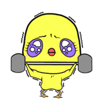 Selfish chick PIYO-CHAN sticker #71004