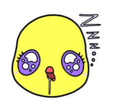 Selfish chick PIYO-CHAN sticker #71005