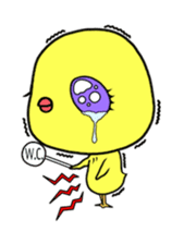 Selfish chick PIYO-CHAN sticker #71011