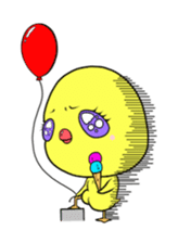 Selfish chick PIYO-CHAN sticker #71017
