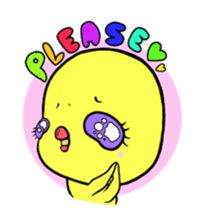 Selfish chick PIYO-CHAN sticker #71019