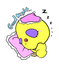 Selfish chick PIYO-CHAN sticker #71020
