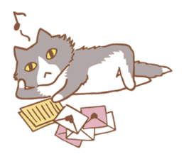 Adagio's cats sticker #85495