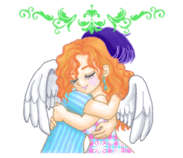 Lovely Angels' XOXO sticker #127837
