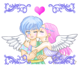 Lovely Angels' XOXO sticker #127838