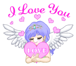 Lovely Angels' XOXO sticker #127842