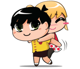 LOVE STORY - PILLOW AND BLANKET sticker #266548