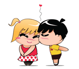 LOVE STORY - PILLOW AND BLANKET sticker #266549