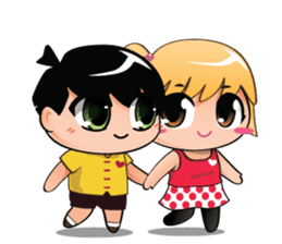 LOVE STORY - PILLOW AND BLANKET sticker #266552