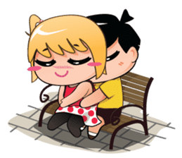 LOVE STORY - PILLOW AND BLANKET sticker #266553