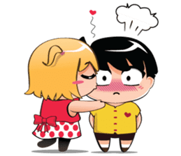 LOVE STORY - PILLOW AND BLANKET sticker #266554