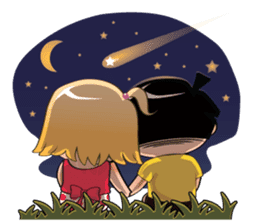 LOVE STORY - PILLOW AND BLANKET sticker #266556