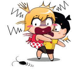 LOVE STORY - PILLOW AND BLANKET sticker #266569