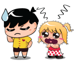 LOVE STORY - PILLOW AND BLANKET sticker #266570