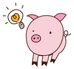 Happy Pig! sticker #337422