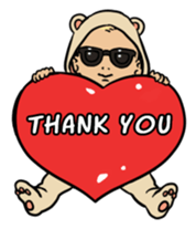 Sunglasses Baby sticker #450010