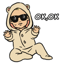 Sunglasses Baby sticker #450042