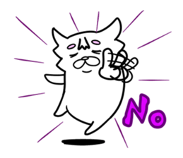 The white dog sticker. sticker #450883