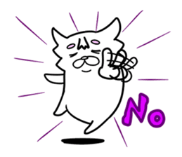 The white dog sticker. sticker #450883