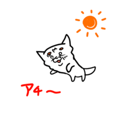The white dog sticker. sticker #450896