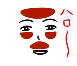 expression of various faces. sticker #532010