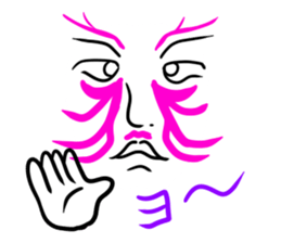 expression of various faces. sticker #532012