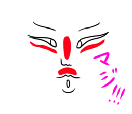 expression of various faces. sticker #532013