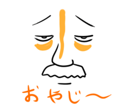 expression of various faces. sticker #532014