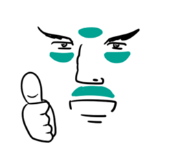 expression of various faces. sticker #532015