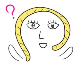 expression of various faces. sticker #532018