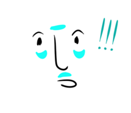 expression of various faces. sticker #532031