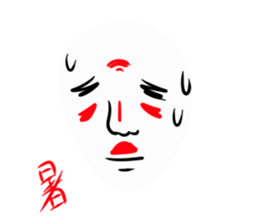 expression of various faces. sticker #532034