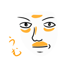 expression of various faces. sticker #532037